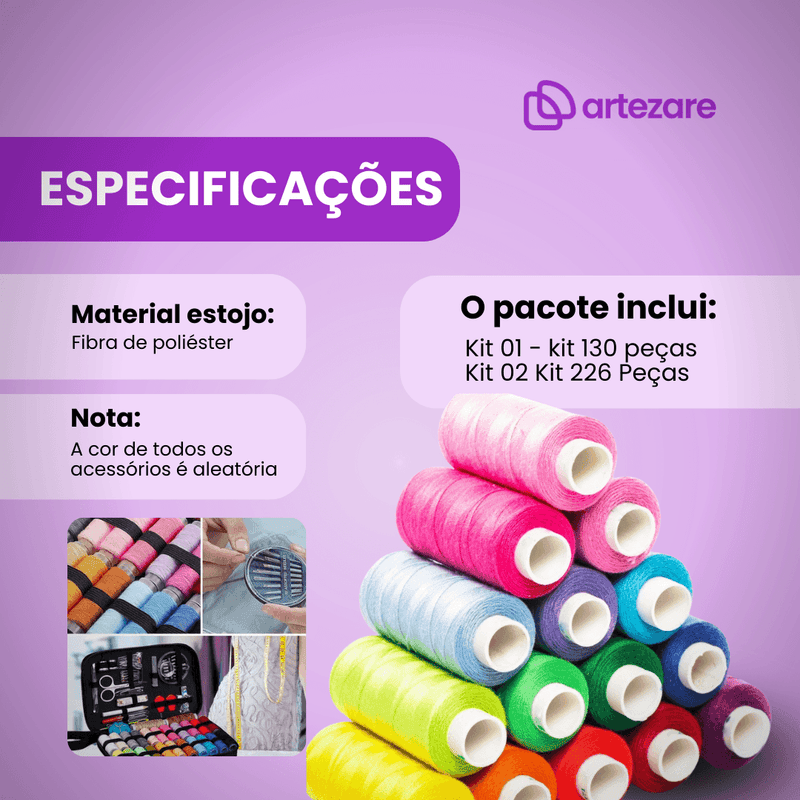 SEW Kit Estojo de Costura Premium