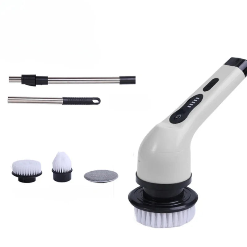 7 in 1 Adjustable Cleaning Brush Window Bathroom and Kitchen Tool Rechargeable