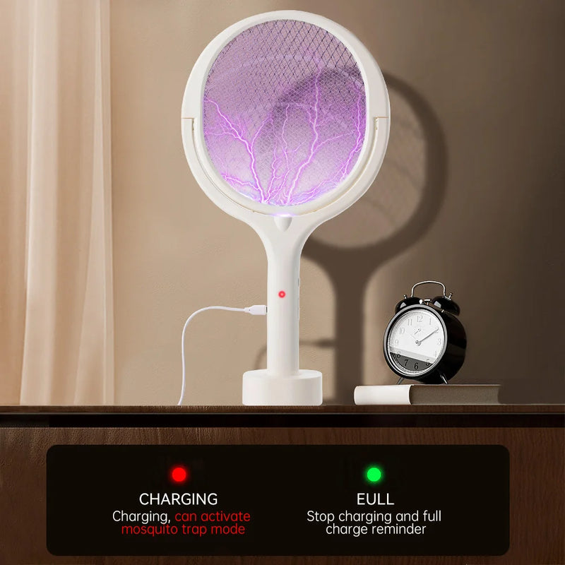 3500V Electric Mosquito Eliminator Flippable and Adjustable Angle USB Charging Household Mosquito Repellent Electric Fly God